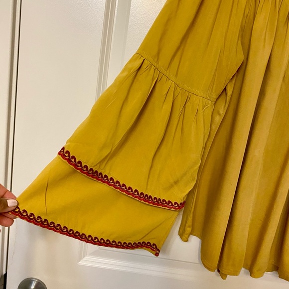 Solitaire Summer Off-Shoulder Top Bell Sleeves S - Picture 5 of 9